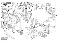 Bosch 0 601 511 603 Gst 120 Be Orbital Jigsaw 230 V / Eu Spare Parts
